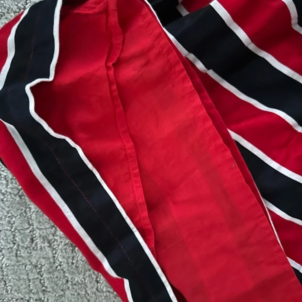 Gap kids red and navy striped dress, size 10 EUC